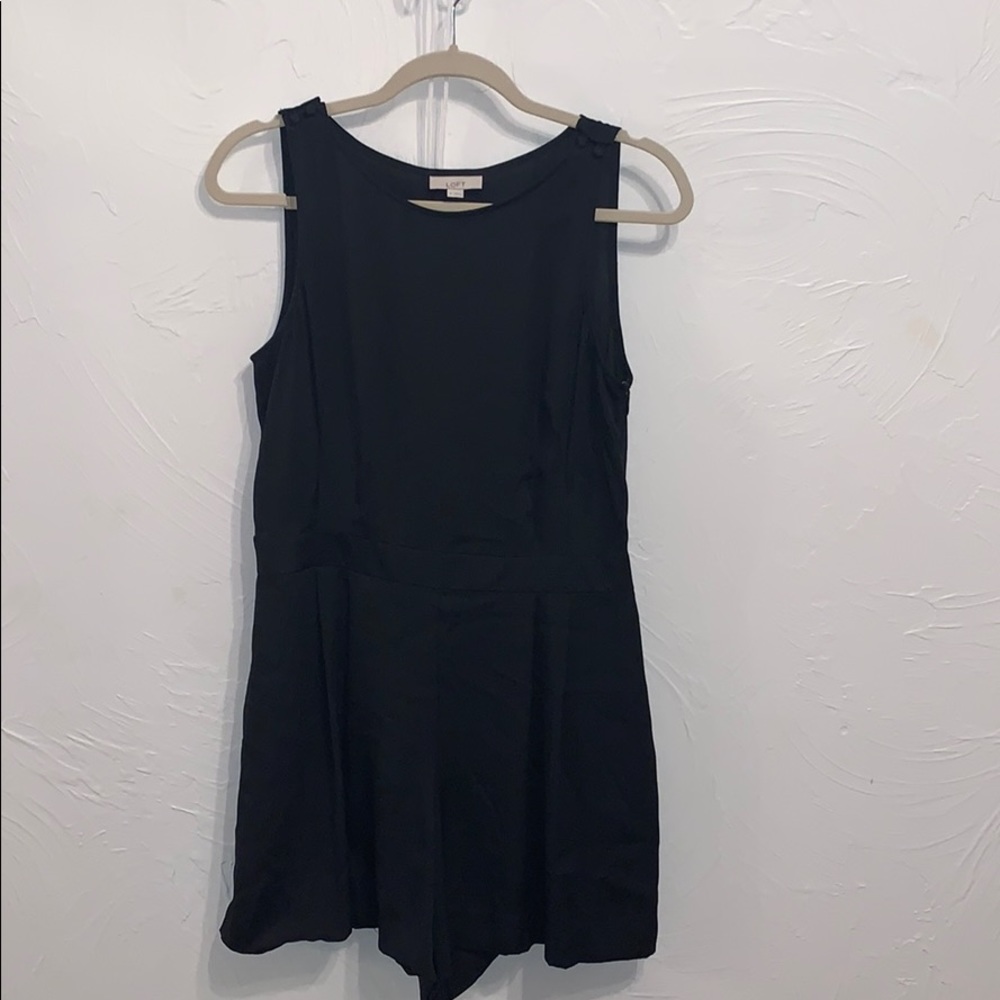 black loft romper